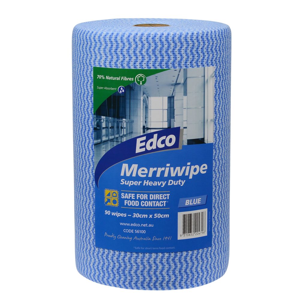 Edco Merriwipe Super Heavy Duty Wipes Rolls Edco Cleaning Food Service Products Cleaning