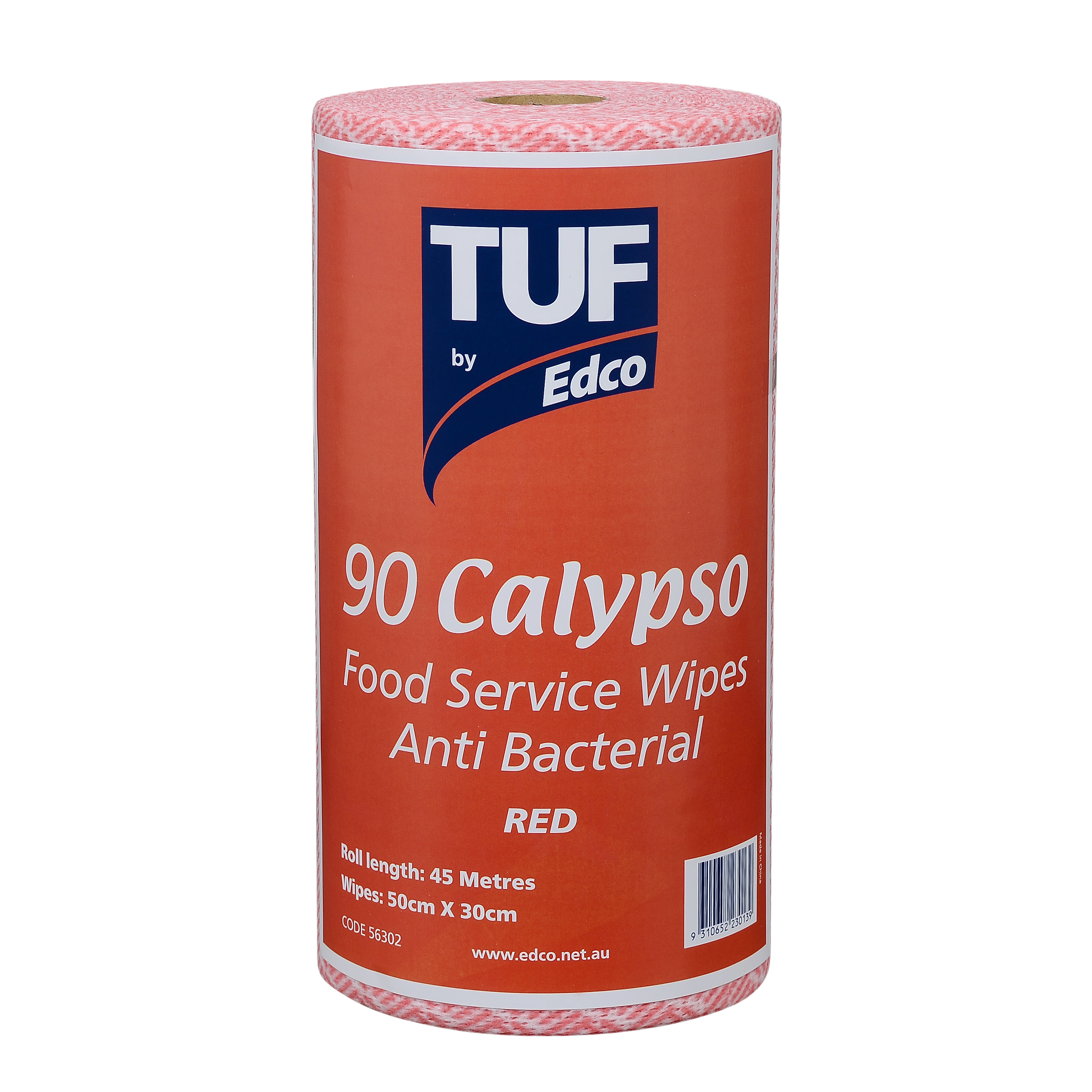 56302 Tuf by Edco Calypso Wipes – Red IP
