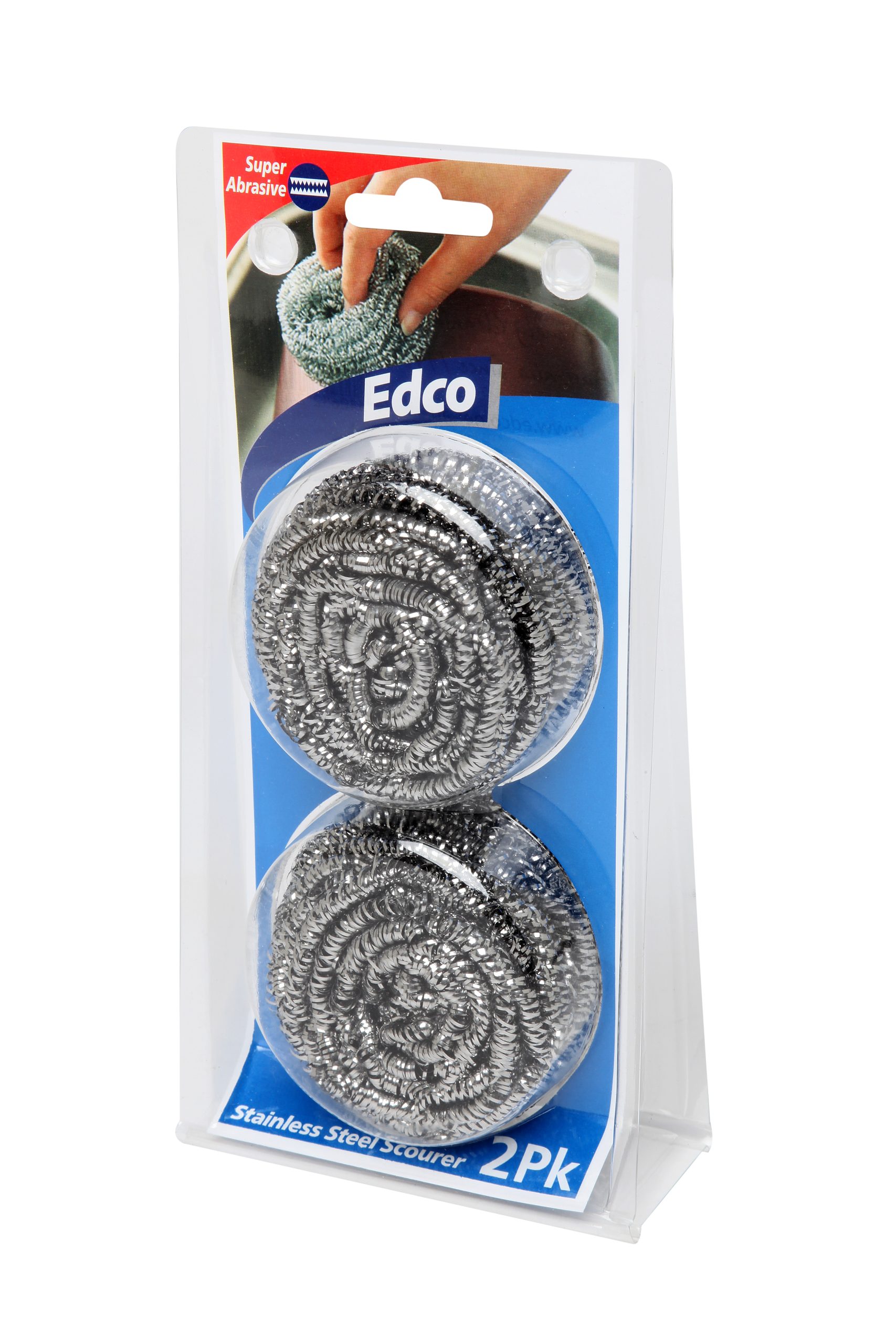 18646 Stainless Steel Scourer 2pk Angled A IP HR