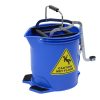 28560 Edco 15L Metal Wringer Bucket Blue